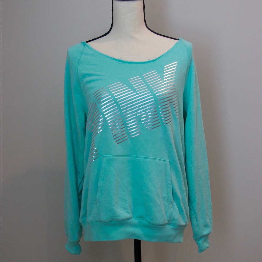 Victoria’s Secret PINK Off-the-Shoulder Sweatshirt
